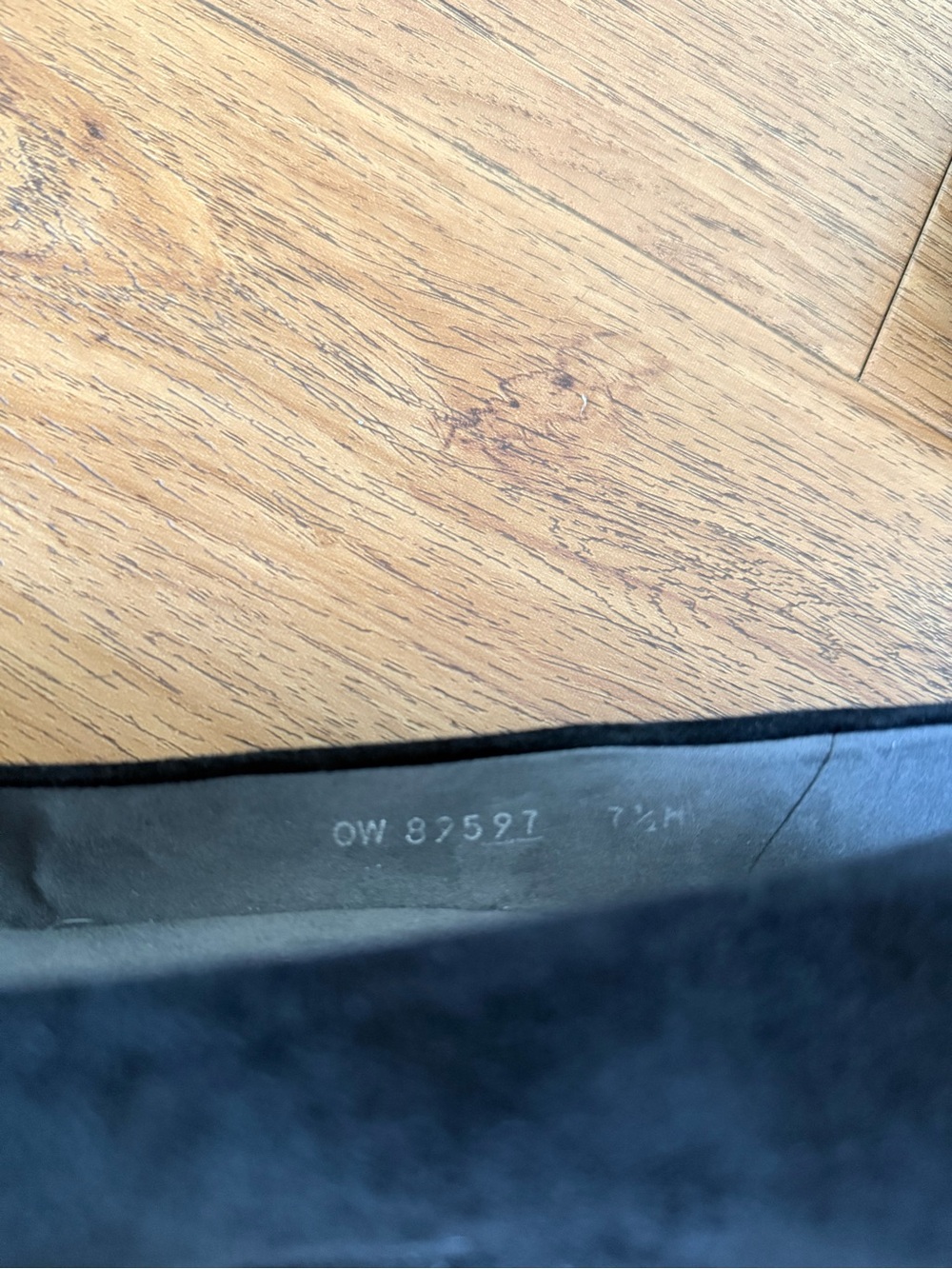 Stuart Weitzman Black Suede Wedge Pumps Size 7.5M - Picture 8 of 8
